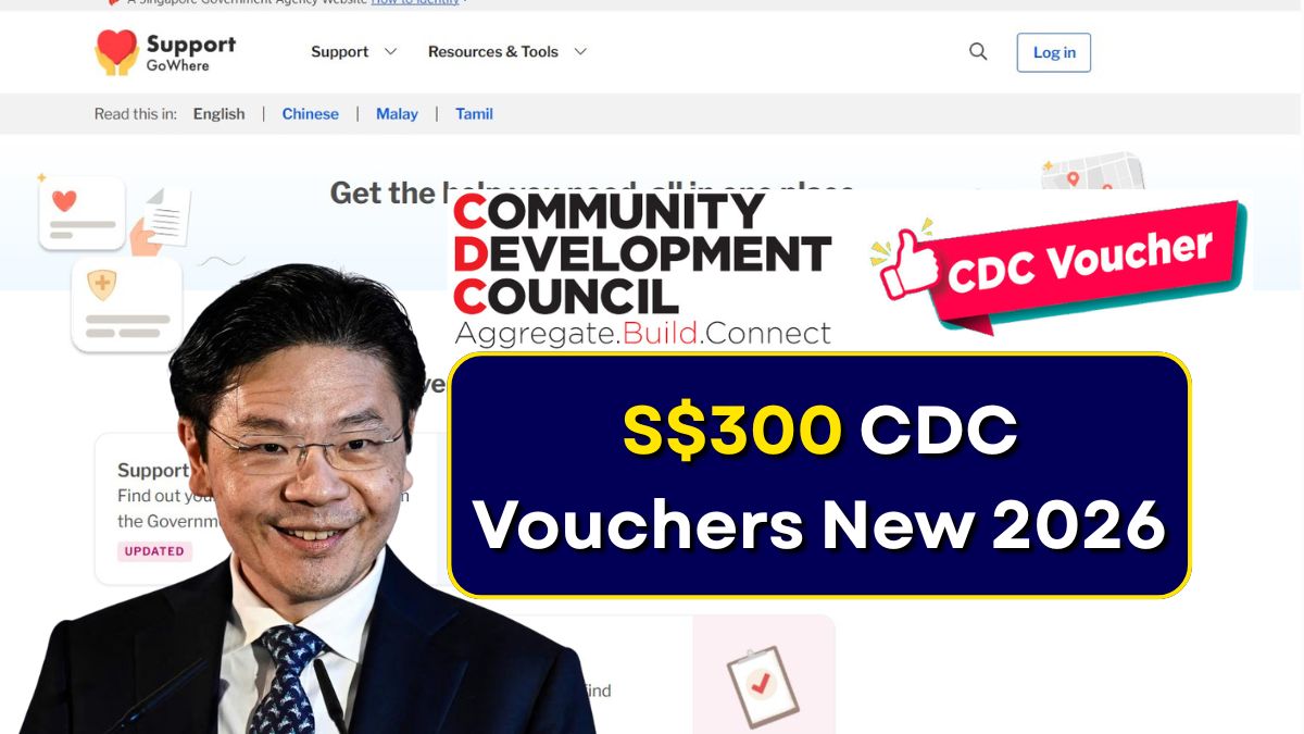 S$300 CDC Vouchers New 2026
